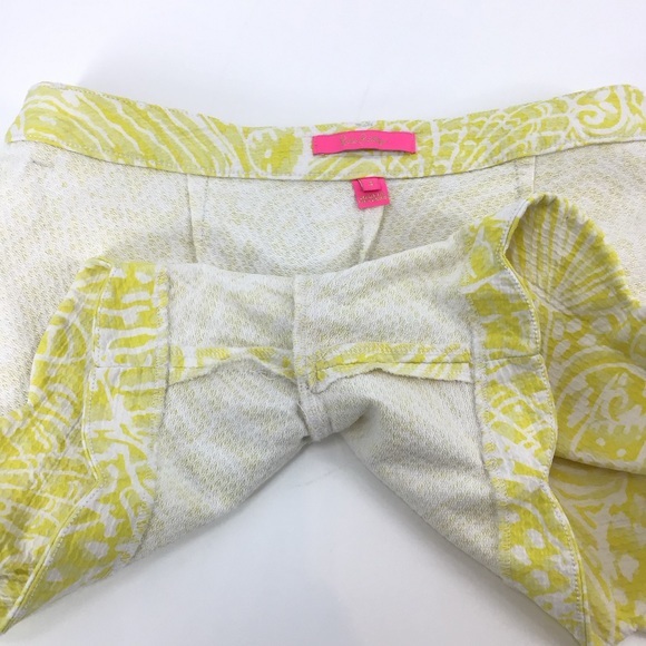 Lilly Pulitzer Palmita Shorts in Lilly’s Lemon Sea Cups - Picture 12 of 15